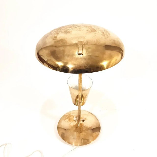 Mid-Century Modern Italian Table Lamp in the style of Oscar Torlascos for Lumen Milano, 1950s For Sale - Image 3 of 12