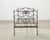 19th C. French Napoleon III Empire Wrought Iron Bronze Daybed For Sale - Image 16 of 16