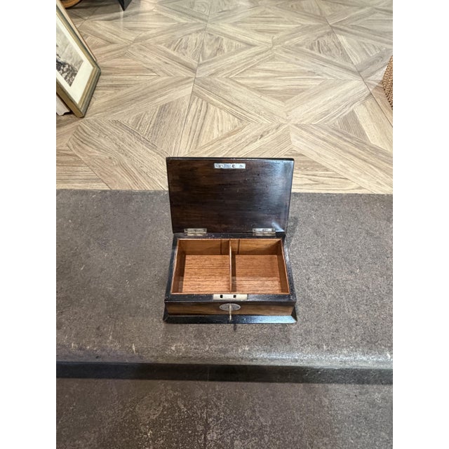 Vintage 925 Sterling Silver Cigar Box, 1920s For Sale - Image 3 of 7