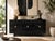A well-crafted Kroehler Furniture Company credenza dating to the 1960s, recently refinished in a striking black cerused...