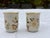 Late 20th Century Vintage 1999 Zsolnay Hungary Hand-Painted "Pillangós" Butterfly Porcelain Sake Cups - Pair For Sale - Image 5 of 7