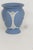 Wedgwood Wedgwood Small Blue Jasperware Vase Neoclassical Motif Winged Horse Cherub 4739b For Sale - Image 4 of 10