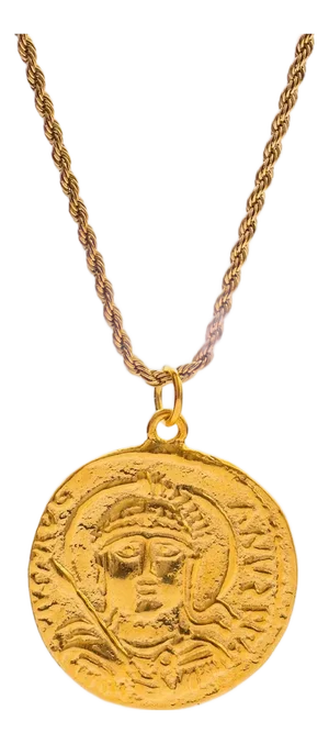 Mystic Guardian Coin Medallion Necklace