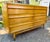Beautiful mid-century modern lowboy dresser with 6 drawers, dovetail joinery. Piece is probably from 1960-70s. Brass leg...