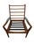 Light Green Mid-Century Danish Modern Teak Ladder Back Arm Chair - Restored! For Sale - Image 8 of 8