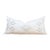 Pale White Diamond Oversized Lumbar Moroccan Pillow For Sale