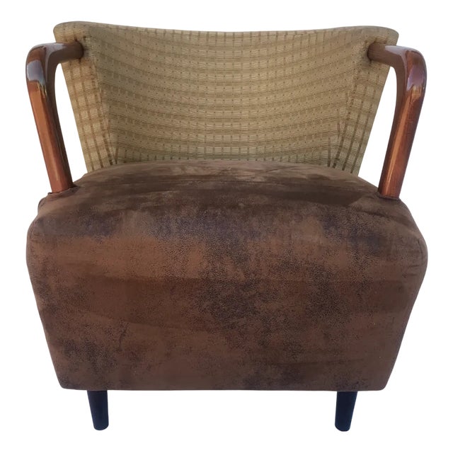 Art Deco Modernist Armchair, 1930s-1950s For Sale