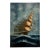 Vintage Coastal Nautical Original & Signed Clipper Ship Sailboat Oil Painting For Sale