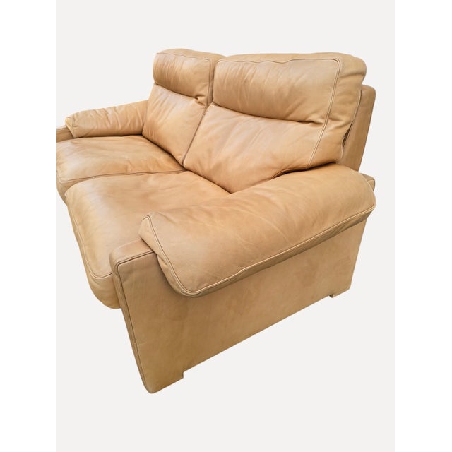 Vintage Two-Seater Sofa in Leather from de Sede, 1980s For Sale - Image 6 of 11