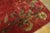 1920s 1920s Ruby Red Flora Bamboo Antique Chinese Art Deco Carpet 8'10" X 11'7" Knotted Wool Rug For Sale - Image 5 of 12