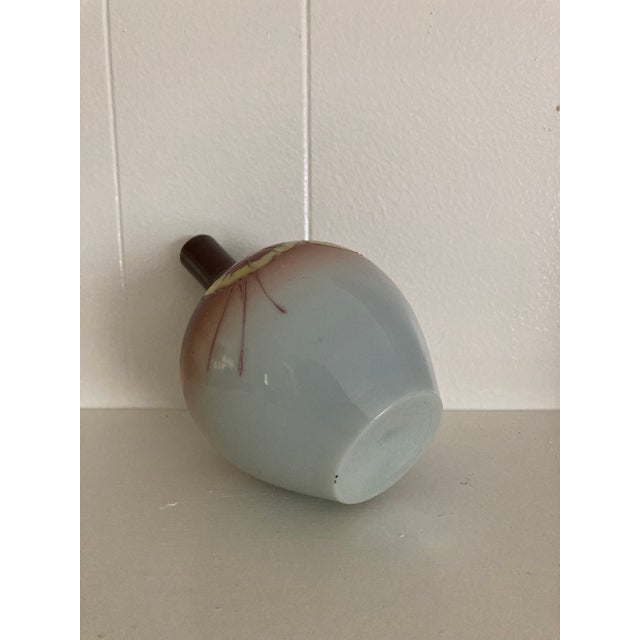 Hand-Painted Art Nouveau Bud Vase For Sale - Image 4 of 8