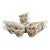 Staffordshire Bouquet Johnson Bro. Teacups & Saucers - Set of 30 For Sale