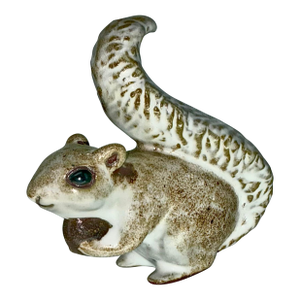 Vintage Ceramic Figurine of a Squirrel by Anderson Design Studio of Maine