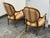 2000 - 2009 Ethan Allen Francesca French Louis XVI Upholstered Armchairs, Pair For Sale - Image 5 of 12