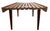 Brown Mid Century Slat Bench Coffee Table Made in Yugoslavia C 1950/1960's For Sale - Image 8 of 13