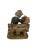 Vintage Lefton Japan Hand Painted Old Man With Dogs Doghouse Porcelain Figurine For Sale - Image 4 of 5