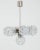 Silver Cut-Glass Ceiling Lamp from Kamenický Šenov, 1970s For Sale - Image 8 of 8