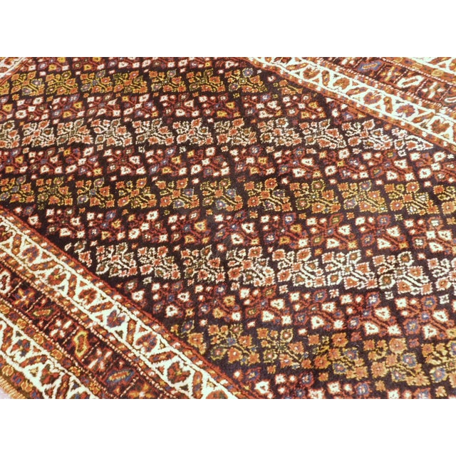 1900 - 1909 Antique Persian Rug- 4′7″ × 6′4″ For Sale - Image 5 of 13