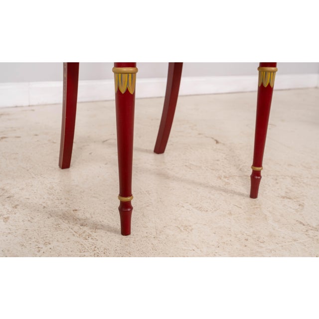 Pair Neoclassical Hand Paint Decorated Adams Style Armchairs For Sale - Image 15 of 18