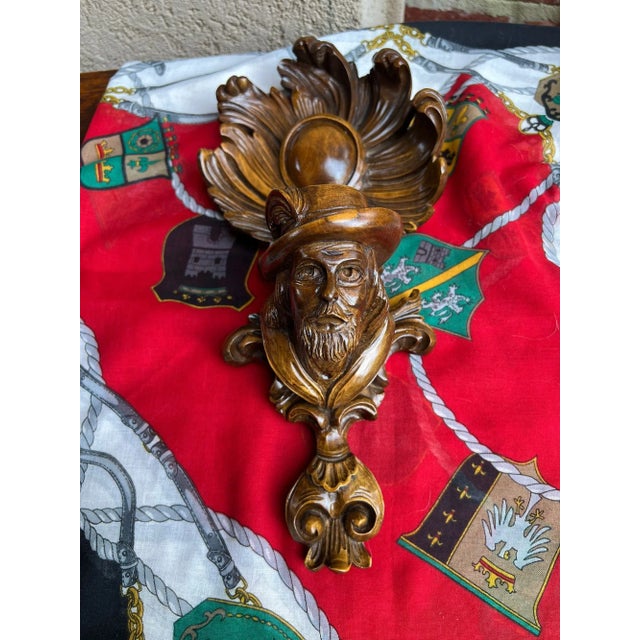 Antique French Wall Hanging Plaque Breton Brittany Carved Walnut C1890 For Sale - Image 15 of 18