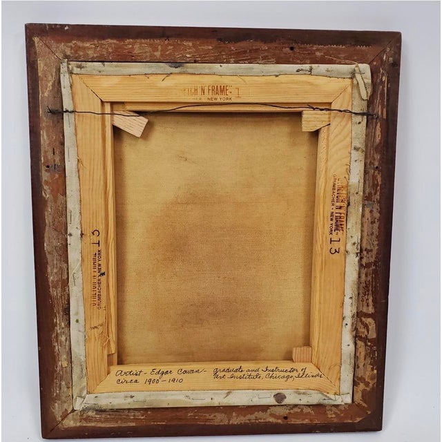 She came to us from a grand old house on Nantucket — one of two portraits pulled from the same estate, and honestly, we...