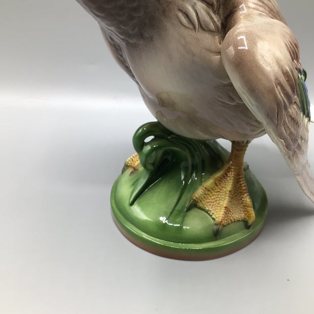 Ball Art Ware Pottery Mallard Duck For Sale - Image 11 of 12