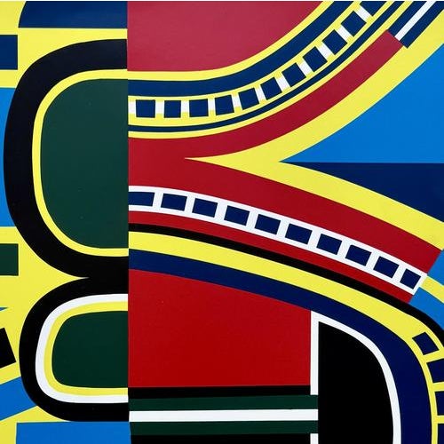 Jean Dewasne, Geometric Composition, Screenprint For Sale - Image 3 of 7