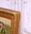 Wood 19th Century Belgian Animal Oil Painting in Gilt Frame Signed Paul H. Schouten For Sale - Image 7 of 9