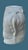 Vintage Large White Glazed Ceramic Elephant Planter / Cachepot For Sale - Image 4 of 7
