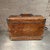 Weathered Brown Vintage Suitcase With Metallic Latches Industrial For Sale In San Diego - Image 6 of 16
