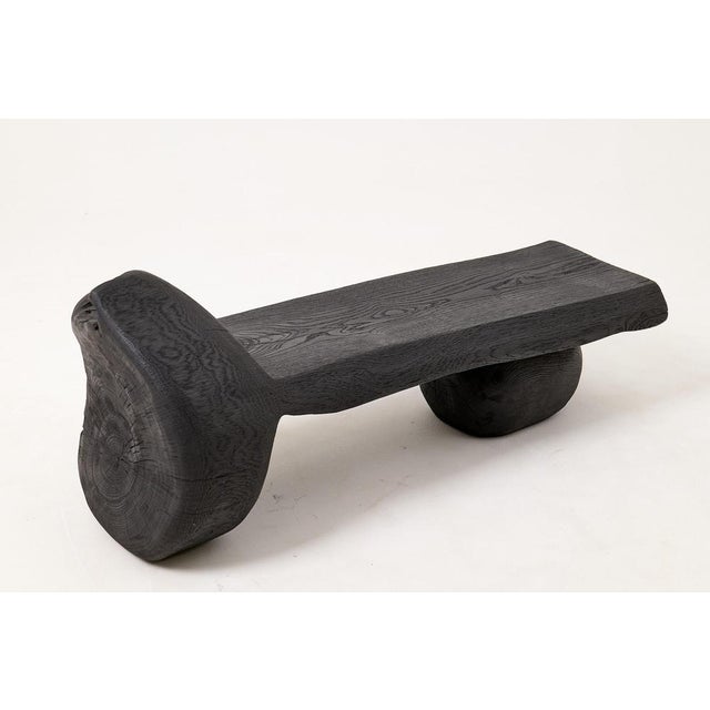 Wood Bench by Logniture For Sale - Image 9 of 18