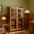 Mission Bookcase / Curio Cabinet - Michael's Cherry (Mc1) For Sale - Image 9 of 11