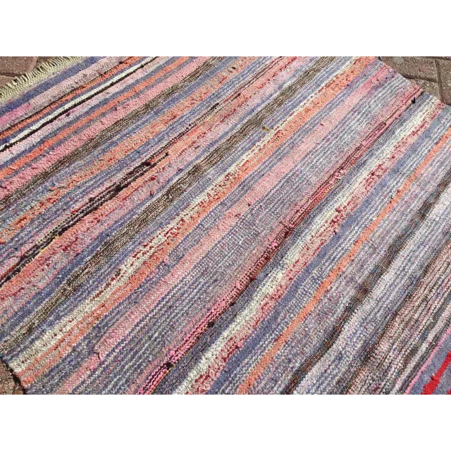 Modern Striped Kilim Rug - 54" X 82" For Sale In Raleigh - Image 6 of 11