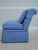 Traditional Kindel Blue Upholstered Boudoir Chair For Sale - Image 3 of 18