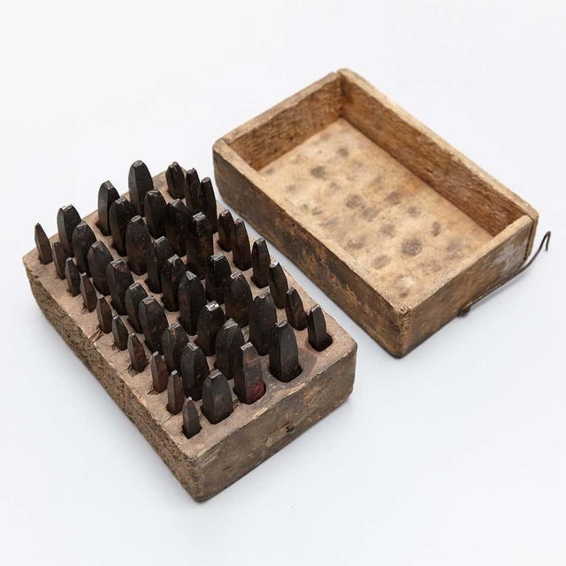 Adrian, Abstract Sculpture, Iron and Wood, 2017 For Sale - Image 16 of 17