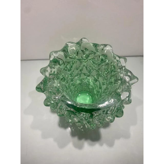 Rostrato Green Murano Glass Vase from Simeng For Sale - Image 4 of 10