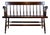 American Pine Spindle Back Deacons Bench For Sale