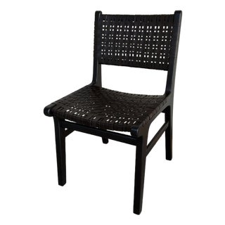 Made Goods Co Percy Leather Dining Chair For Sale