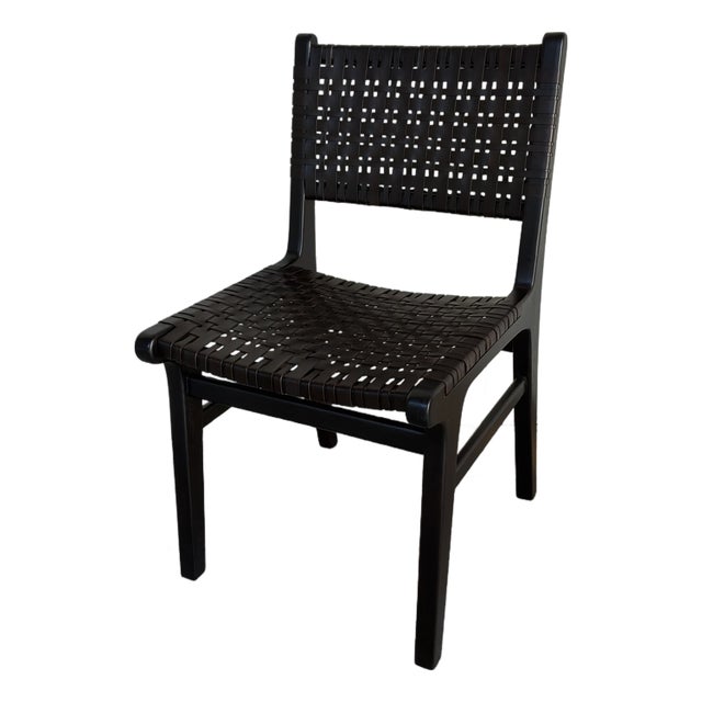 Made Goods Co Percy Leather Dining Chair For Sale