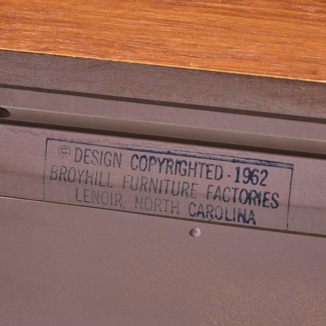 Broyhill Brasilia Mid Century Rosewood Credenza For Sale - Image 10 of 10