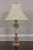 Regency Style Silver Finish & Glass Urn Table Lamp For Sale - Image 12 of 12