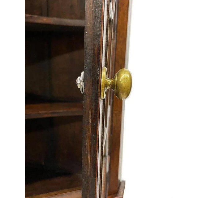 19th Century Dutch Oak Display Corner Cabinet For Sale - Image 5 of 11