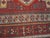 Tribal 1890s Red Geometric Tribal Caucasian Kazak Fachralo Rug 6'8" X 7'9" Handknotted Wool Carpet For Sale - Image 3 of 5