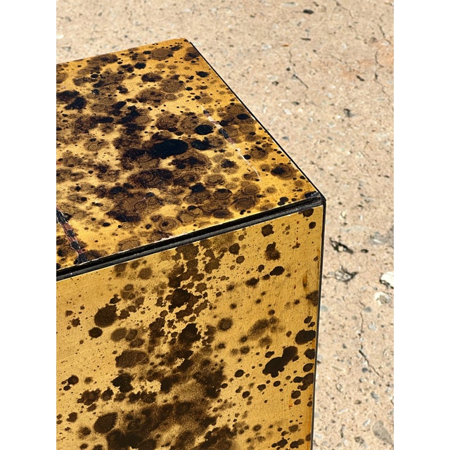 Late 20th Century Late 20th Century Faux Tortoiseshell Pedestal or Plant Stand For Sale - Image 5 of 5