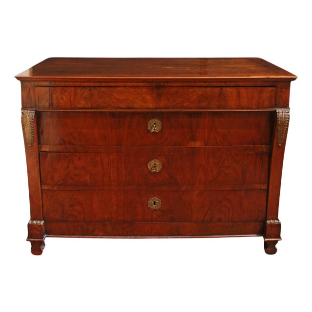 Circa 1815 French Empire 4-Drawer Commode For Sale