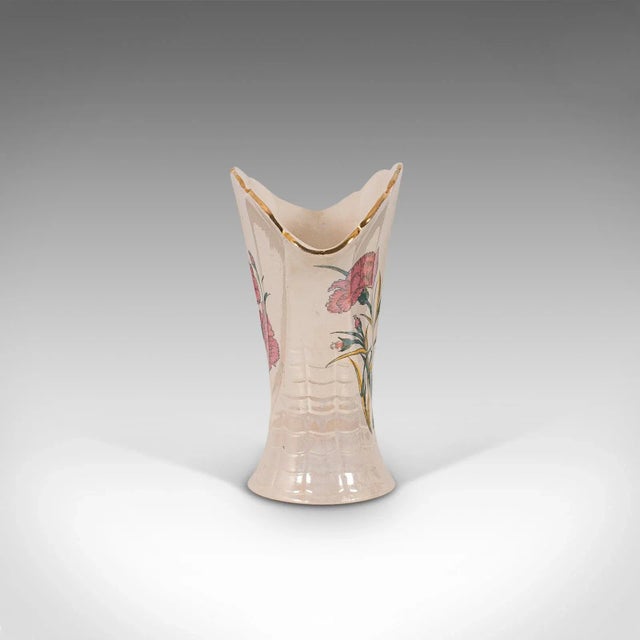 Ceramic Mid-20th Century Ceramic Floral Motif Pouring Jug For Sale - Image 7 of 13