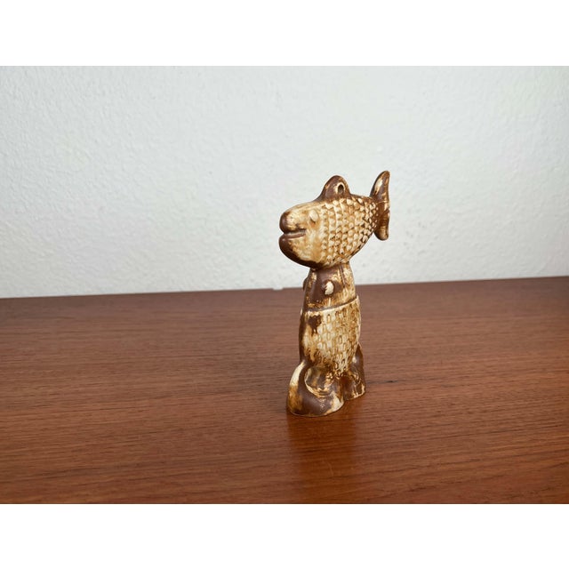 Mid-Century Modern Danish Studio Pottery Decorative Fish Hanger by Haico Nitzsche for Søholm, 1960s For Sale - Image 12 of 18