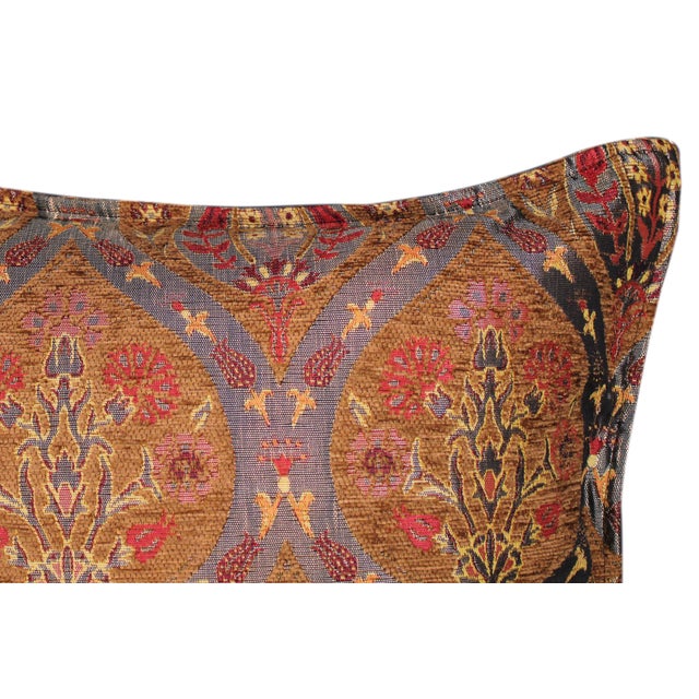 Shabby Chic Shabby Chic Ikat Tulip Pillow For Sale - Image 3 of 7