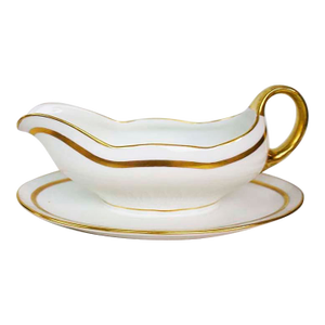 Rare Hermann Ohme With Attached Underplate - Fine German Porcelain