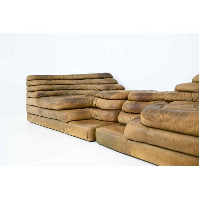 1970s DS-1025 Terrazza Sofa by Ubald Klug for de Sede, 1970s, Set of 2 For Sale - Image 5 of 13